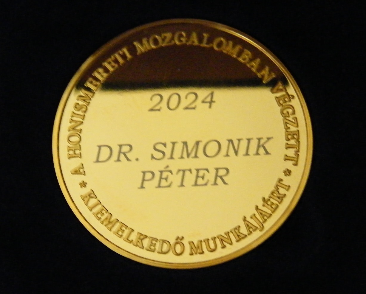 Dr. Simonik Péter díja 